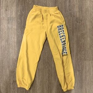 BAC | Breckinridge Sweatpants | Yellow | S